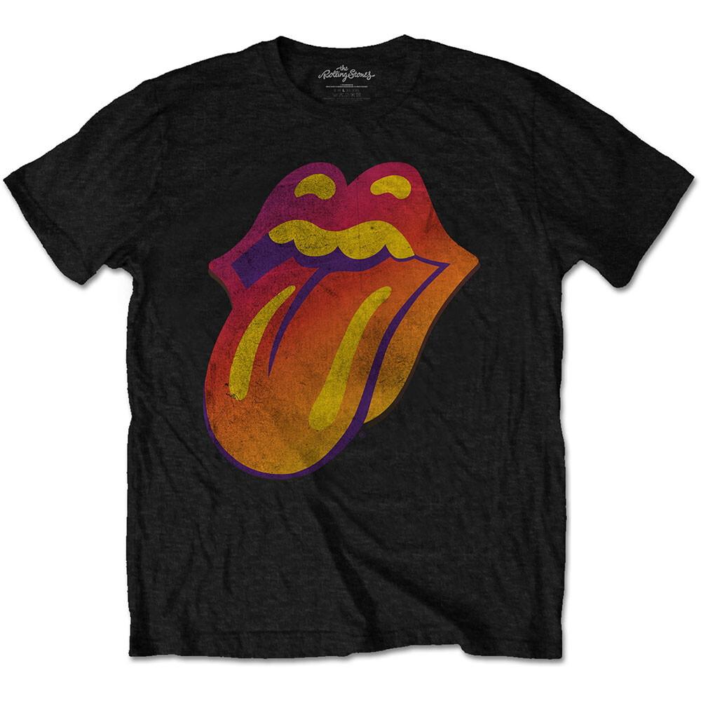The Rolling Stones Ghost Town Distressed Black T-shirt OFFICIAL XL