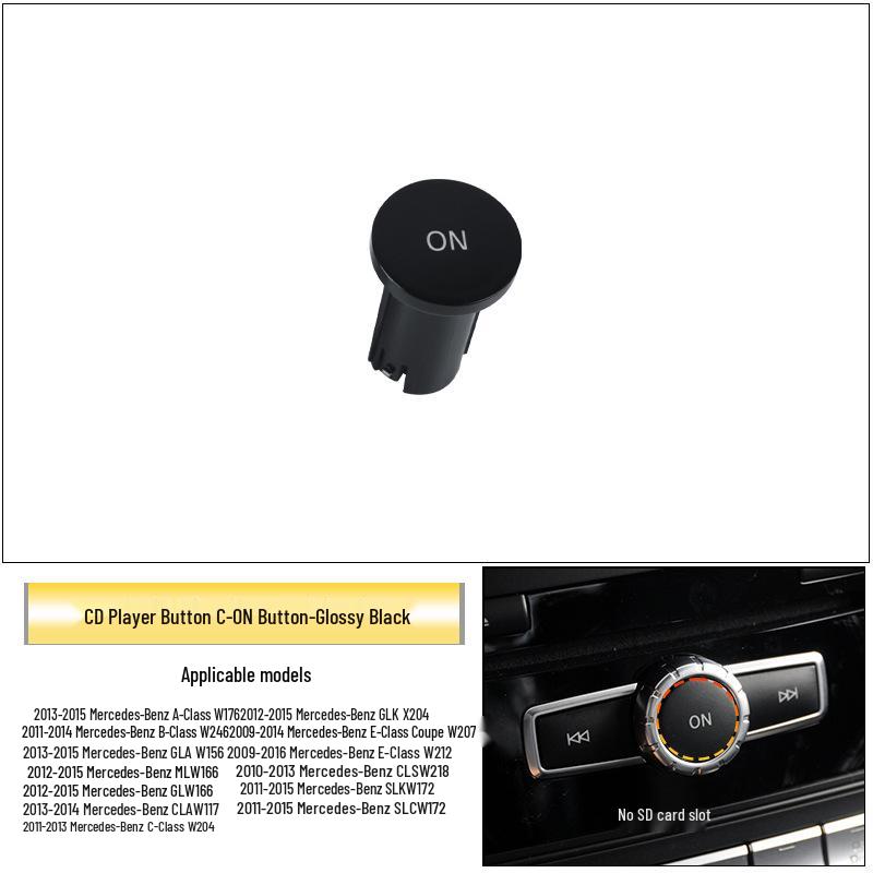 Mercedes-Benz C/B/E-Class Audio CD Button ML350 CLS GLK Console Volume & Track Adjustment