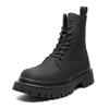 Martin Boots Men's 2024 New Platform Short Boots British Style Heightening High-top Business Leather Boots Tooling Boots 2868-J
