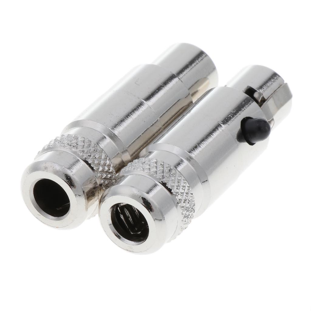 4 Pieces mm Mini XLR Female Plugs Connectors Socket