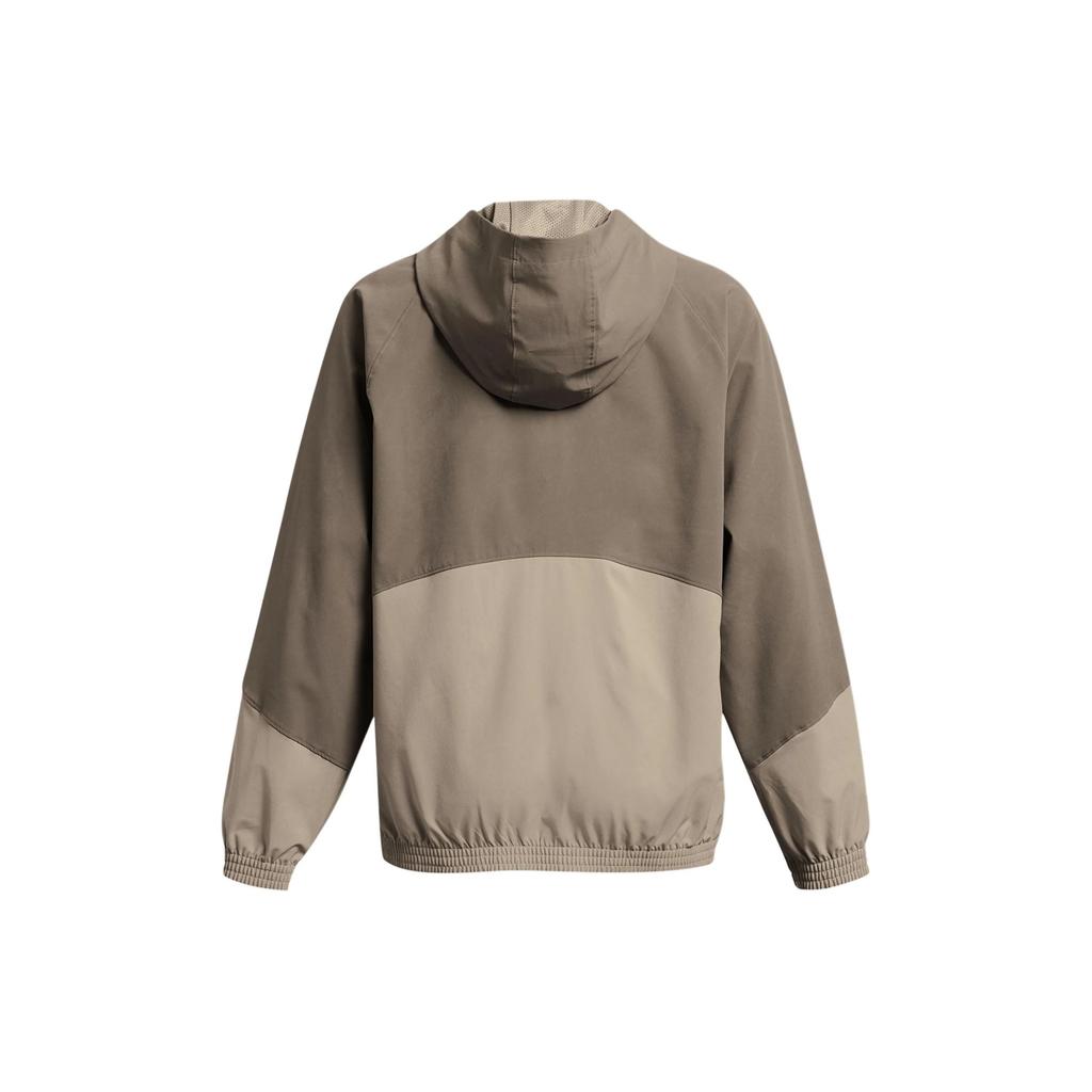 Under Armour ArmourSport Cargo Loose-Fit Colorblock Hooded Jacket With Drop Shoulders Women Jackets Light-Brown 1382699-200