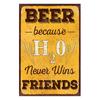 Hisun Tin Sign HD Tin Sign Vintage Beer Humor Wall Decor  Retro Funny Bar  Man Cave Metal Poster for Pub Kitchen Garage