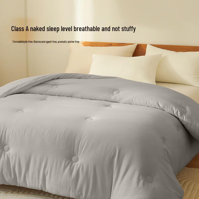 HLA 7A Antibacterial Dye-Free Soybean Fiber Quilt