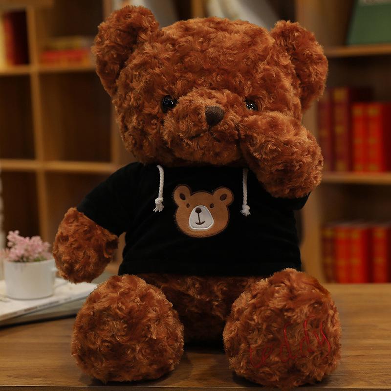 Clothes Teddy Bear Doll Plush Teddy Bear Sweater Hug Bear Doll Girl Soothing Ragdoll