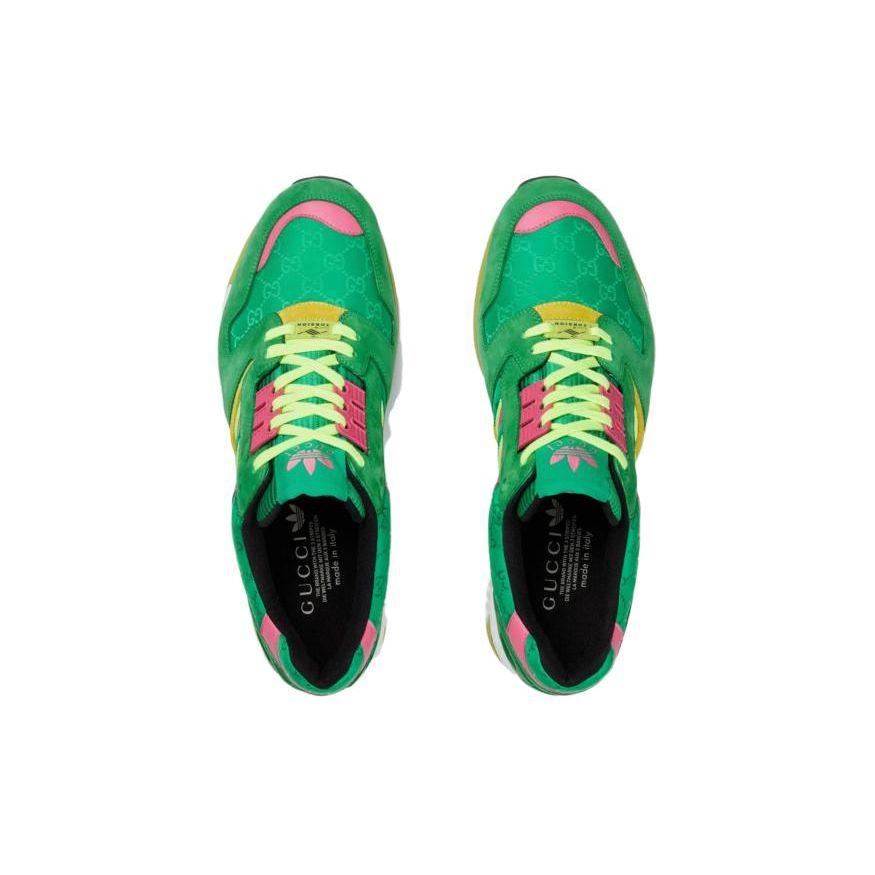Adidas Originals ZX 8000 GG Canvas Lace-Up Low-Top Sneakers Men Sneakers Green 721937-AAA89-3749