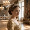Adult Wedding Ceremony Hair Accessories Sparkling Princess Tiara  Photoshoot