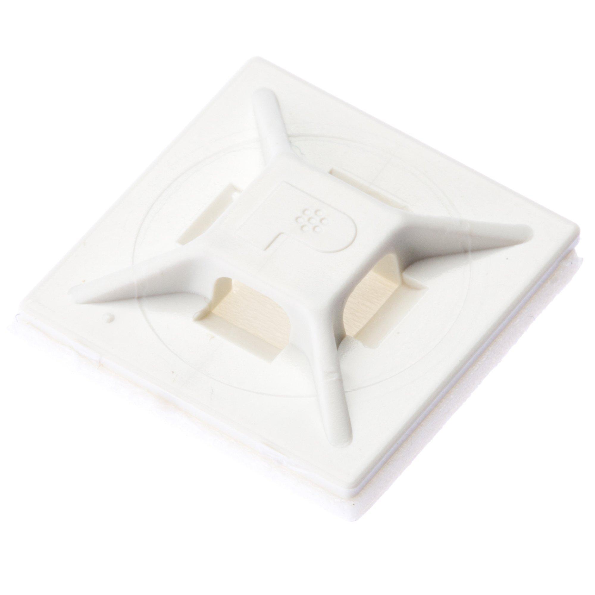 

Panduit ABMM-A-D Cable Tie Mount, Adhesive Backed, 4-Way, ABS, White (500-Pack)