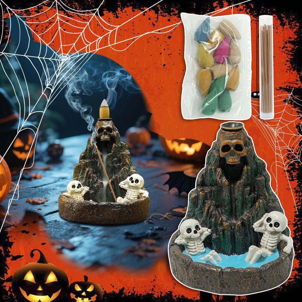 Incense Burner, Mountain Reverse-flow Incense Burner Desktop Decoration, Home Indoor Aromatherapy Decoration