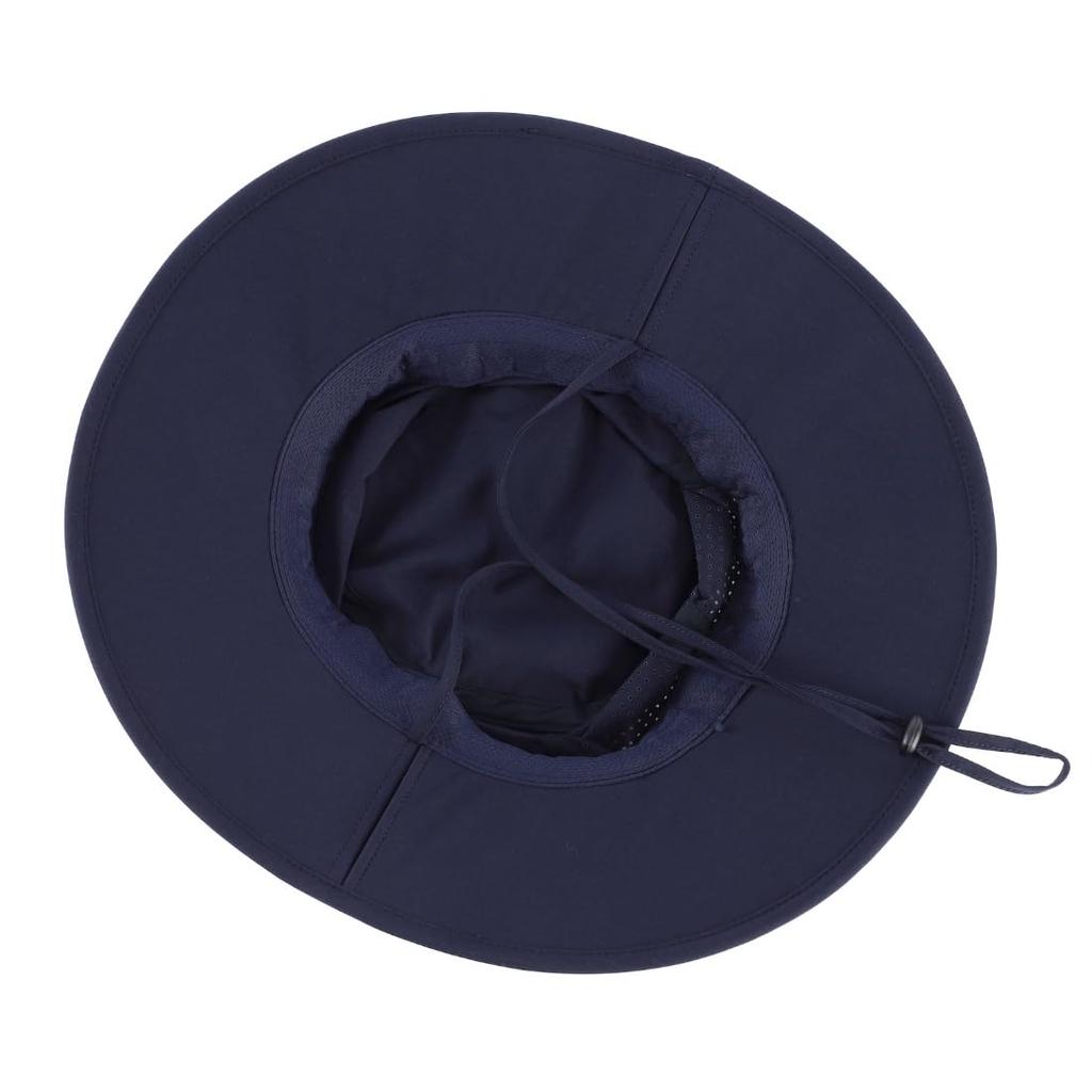 Connectyle Unisex UPF Safari Breiter Sonnenhut für und Outdoor Marineblau 50+ Hut, Krempe, Schnelltrocknend, Faltbar, Angeln, Abenteuer, Aktivitäten,