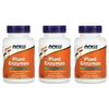 NOW Foods Pflanzenenzyme Veg-Kapseln, 120 Stück (3 Pack)