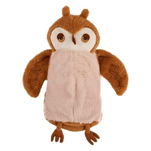K Collection Owl 3D 750ml Hot Water Bottle And Cover
