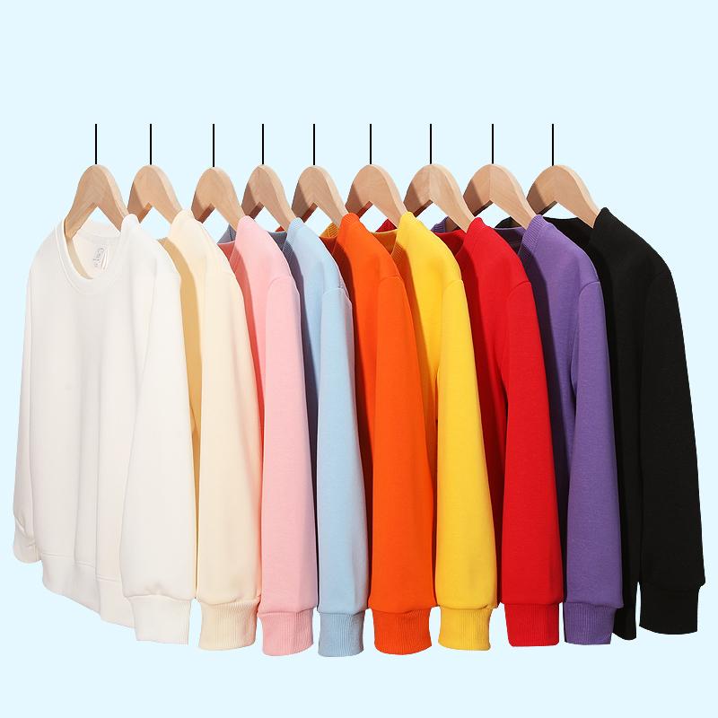 Zirunking 2026 Winter Spring Hoodies Pullovers Kids Boys Girls Round Neck Sweater Comfortable  Sweatshirt Children's Clothing KXINKIDW