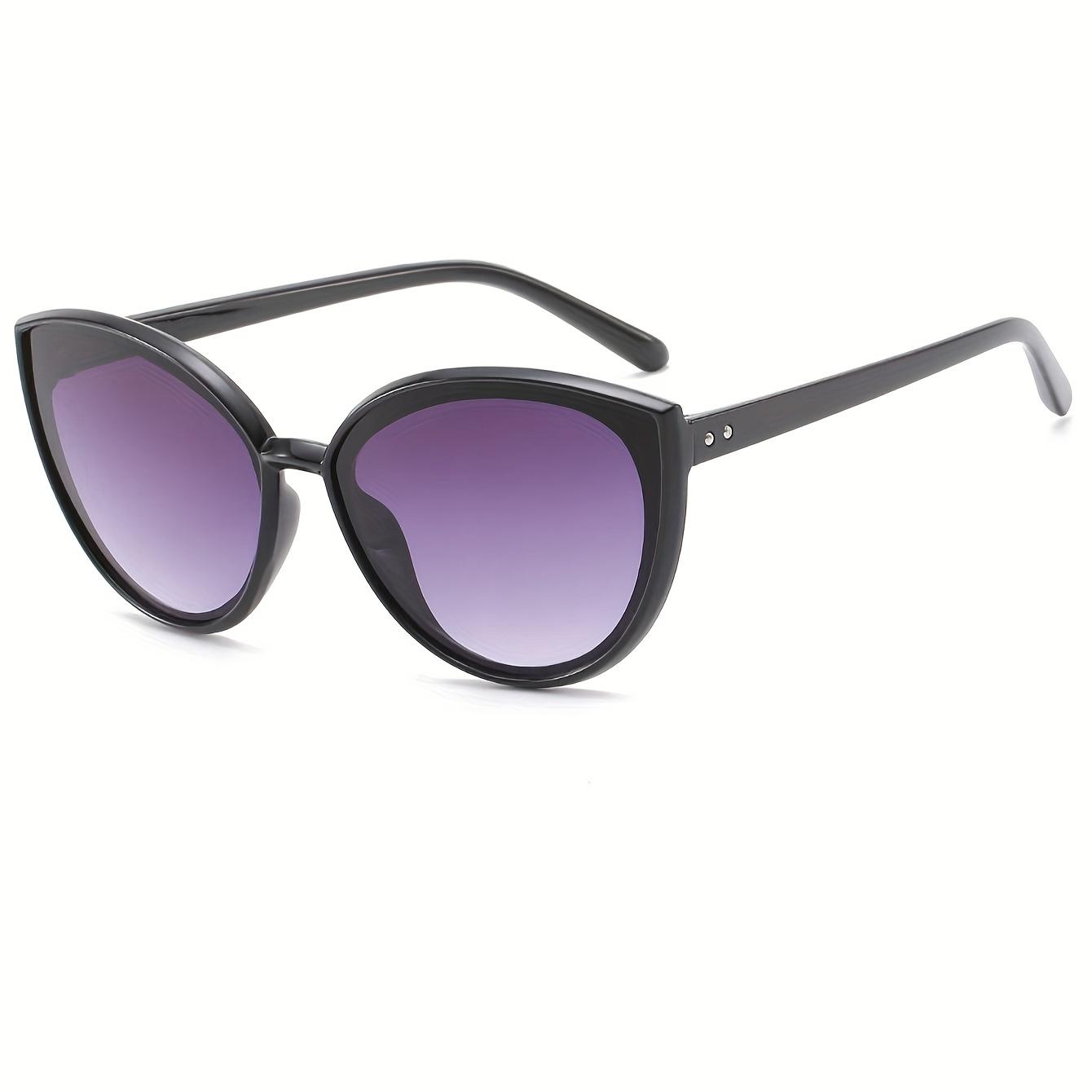 

Женские ретро очки «кошачий глаз» Модные стильные черные очки с коричневыми тонированными линзами, декоративные и функциональные очки f серый