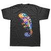 Funny Colorful Chameleon Graphic Tshirt Men Womens Fashion Casual Oversized Tshirts Mens 100 Cotton T Shirt