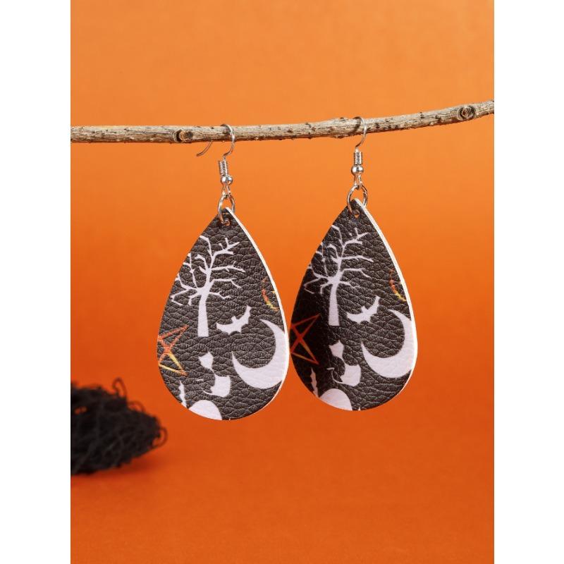New Halloween Stud Earrings Combination Cartoon Funny Easter Earrings Set