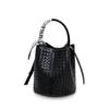 2026 Woven Hand-held Bucket Bag  Casual And Fashionable Single Shoulder Crossbody Bag, Women's Bag