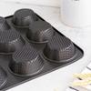 4/9/12 Hole Hamburger Bread Mold Non-Stick Baking Pan Hamburger Bun Pan  Fast Food Restaurants