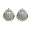 1 Pair Chunky Earrings for Women, Gold/Silver Large Statement Earrings, Minimalist Textured Jewelry Gifts