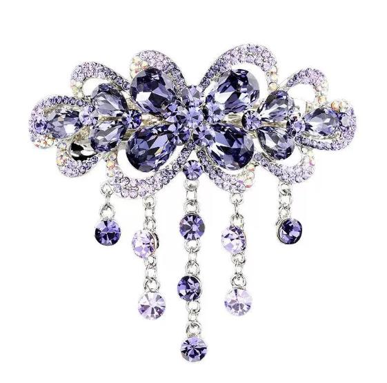 

High End, Light Luxury Clip, Заколка для волос, Заколка для волос, Аксессуар для затылка One Size фиолетовый