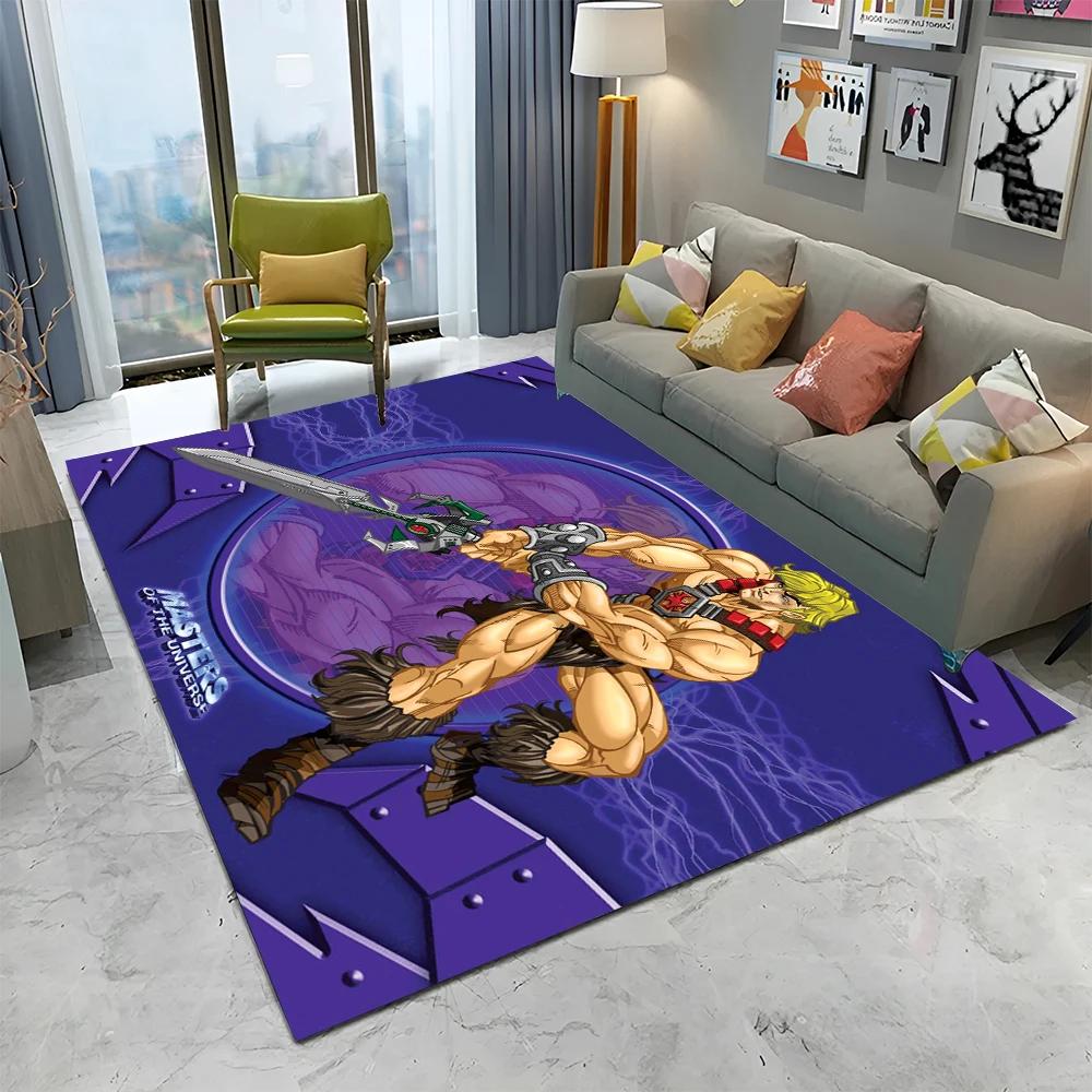He Man Masters of The Universe Carpet Rug for Home Living Room Bedroom Sofa Doormat Decor,kids Play  Area Rug Non-slip Floor Mat