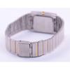 J-AXIS Men's MJG-Y75-T (Made in Japan Sun Flame) Rectangular Watch Gold Analog