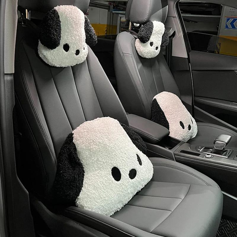 Car Headrest, Neck Pillow, Cute Plush Dog, Comfortable Car Headrest, All-season Car Headrest