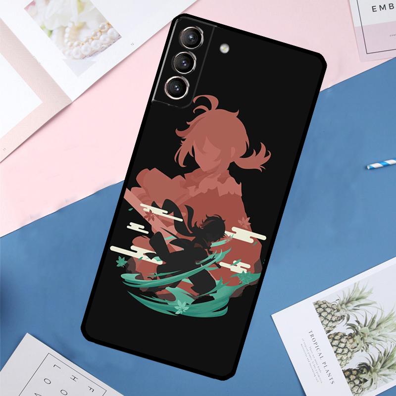 Genshin Impact Game Case For Samsung Galaxy S25 Ultra S21 S22 S24 S23 Ultra S9 S10 Plus S21 FE S25 FE Back Cover