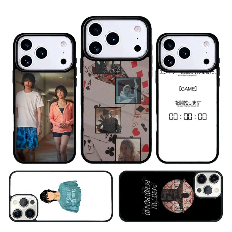 Alice In Borderland Phone Case Cover for IPhone 11 12 13 14 15 16e 17 Pro Max Coque for IPhone 17 Air