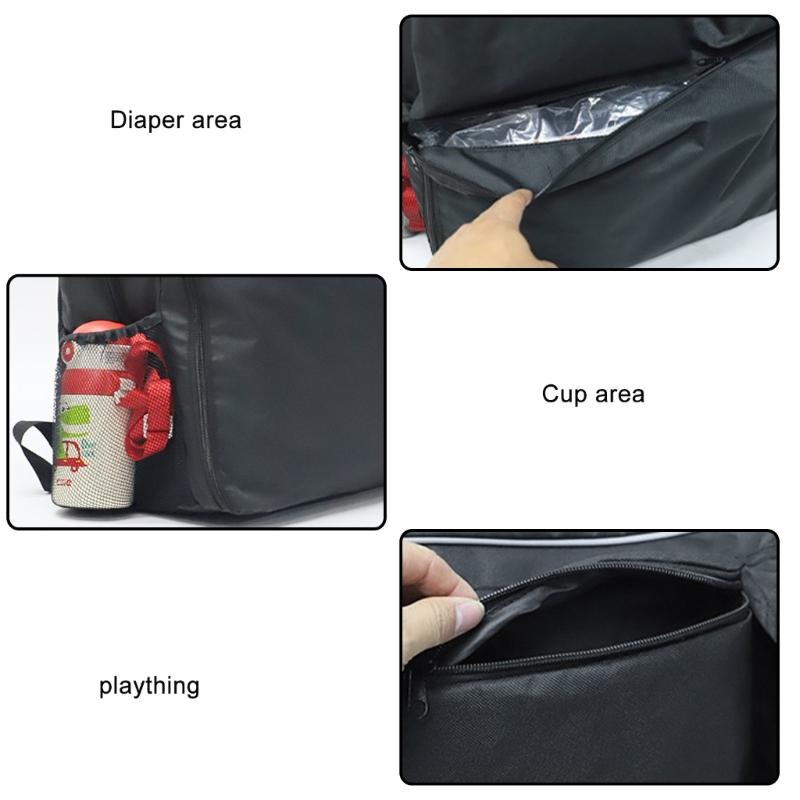 Torba do przechowywania wózków dziecięcych z tkaniny Oxford Łatwa w montażu i demontażu Organizer na co dzień i w podróży