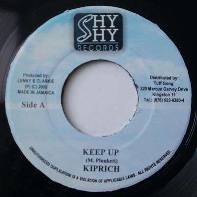 7inch Record KIPRICH - Keep Up NONE Shy Shy Records 2000 Jamaica Reggae, Ska & Dub Used