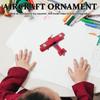 Iron Airplane Model Decor For Kids Birthday Party And Aviation Enthusiasts 2Pcs Vintage Style