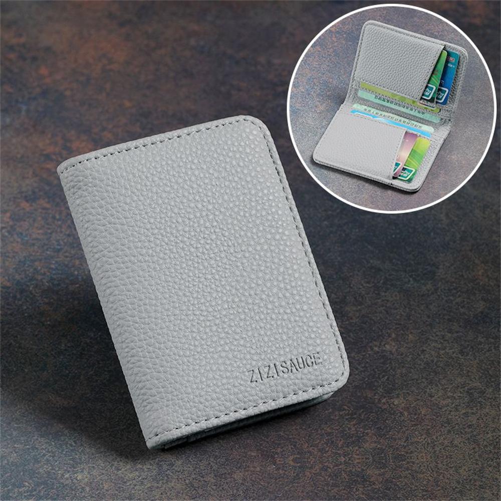 Portable Super Slim Soft Wallet PU Leather Mini Credit Card Wallet Purse Card Holders Men Wallet Thin Small Short Wallets