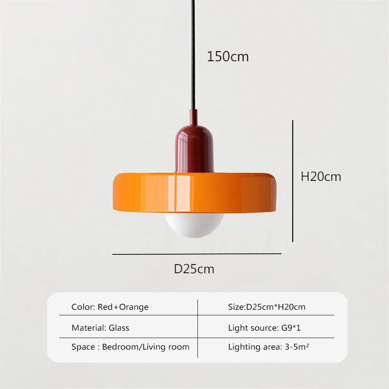 Nordic Pendant Light Glass Home Decorative Lamp For Living Room Restaurant Bedroom Study Indoor Hanging Illumination Luminaires