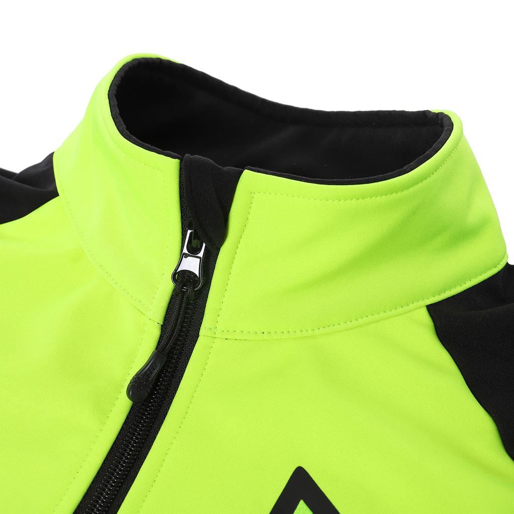 Giacca da Ciclista Uomo Impermeabile Antivento Termica in Pile Maglia da Bici Giacca Invernale Autunnale per Ciclismo MTB Corsa Cappotto