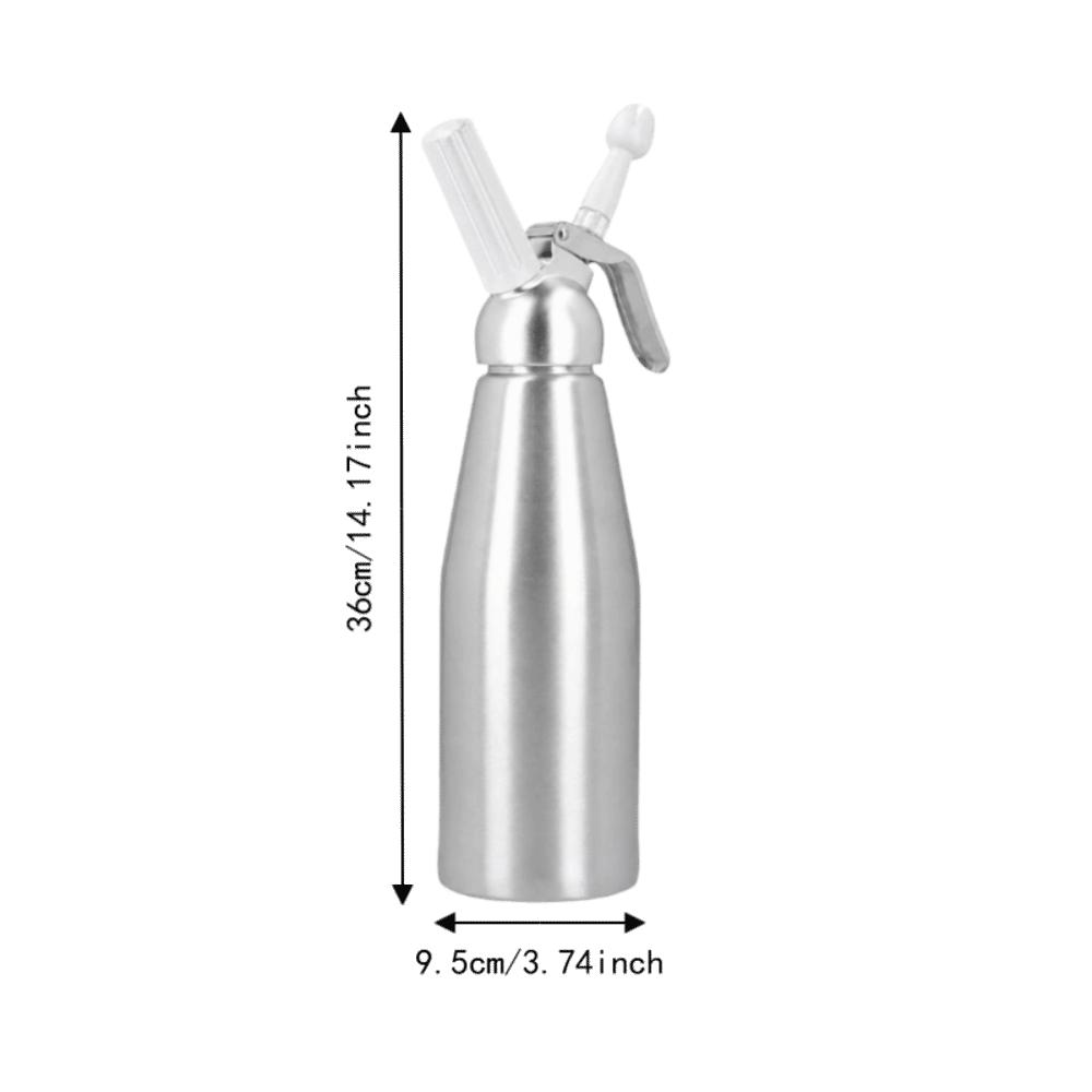 Aluminum Whipped Cream Dispenser 3 Decorating Nozzles\ Cream Maker Cream Whipper  Pastry Chefs