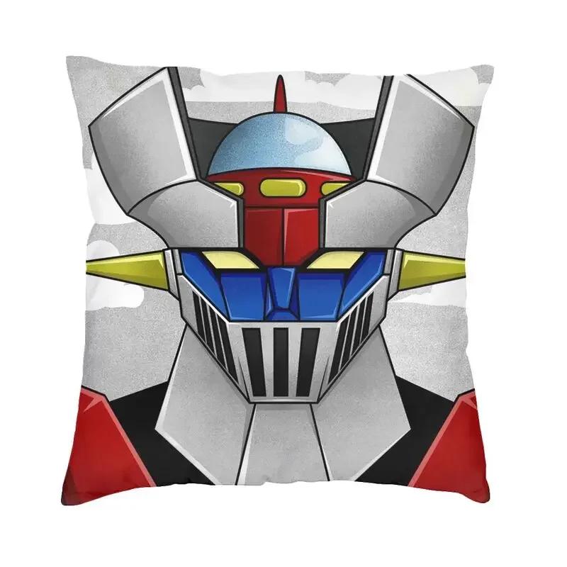 Goldorak Grendizer poszewka na poduszkę na sofę Anime UFO Robot Goldrake luksusowa poszewka na poduszkę kwadratowa druk 3D niestandardowa poszewka na poduszkę