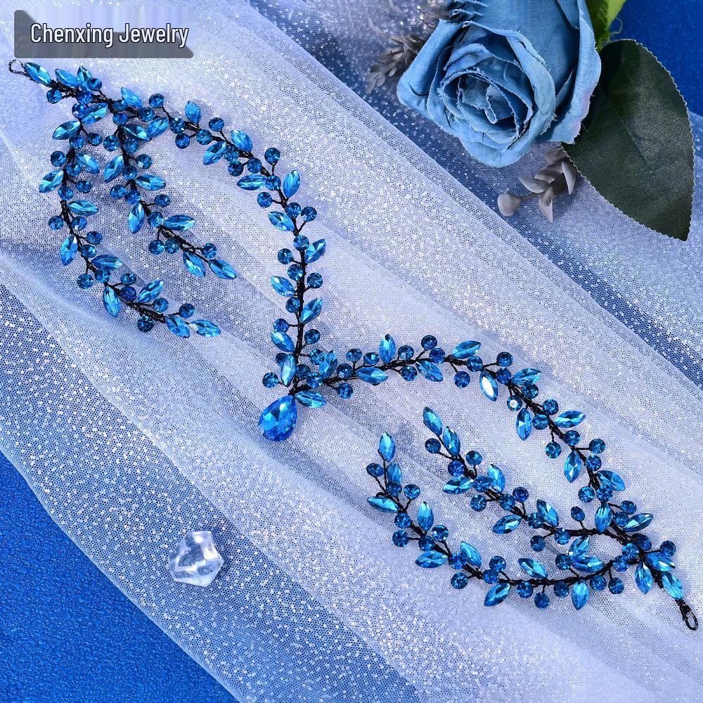 Chenxing Rhinestone Headband Wedding Bridal Updo Hair Accessory CX599