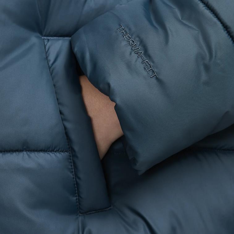 New Nike Sportswear Classic Puffer Women's Therma FIT Loose Hooded Jacket Plus Size FZ5901-478