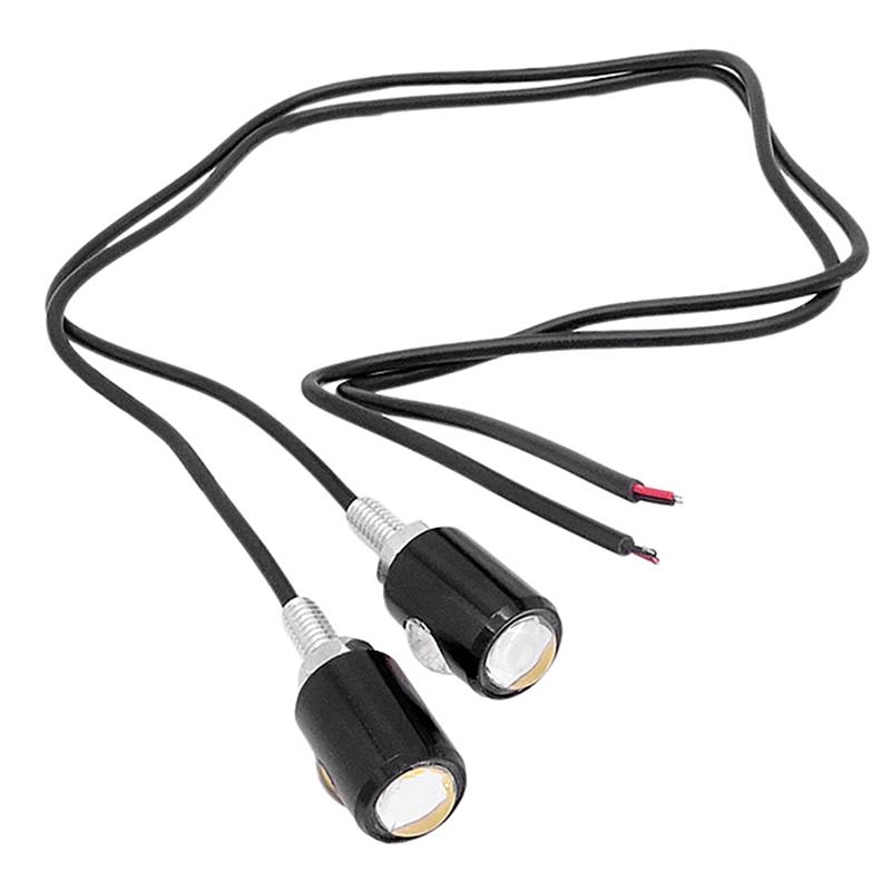 Śruba do tablicy rejestracyjnej motocykla LED Super Bright Tail Light Brake Mgła