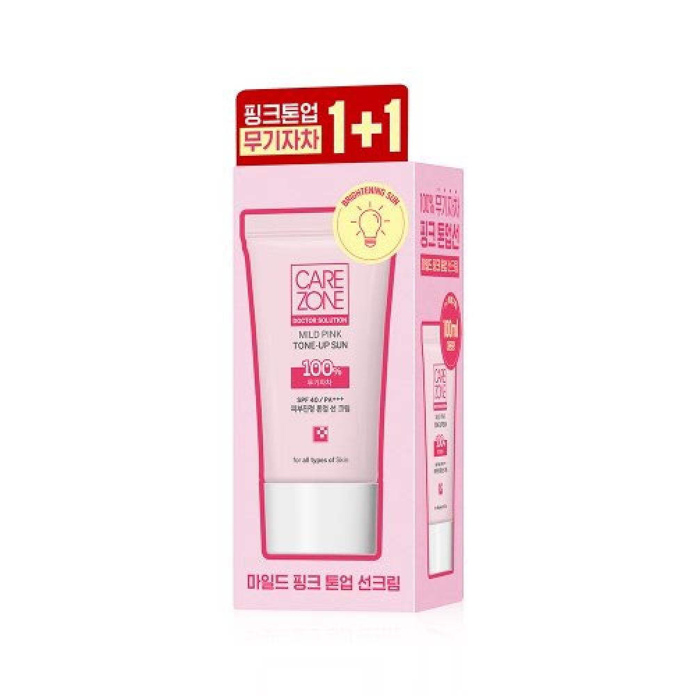 

CAREZONE Doctor Solution Mild Pink Tone Up Sun Double Project Spf40 Pa+++ FREE