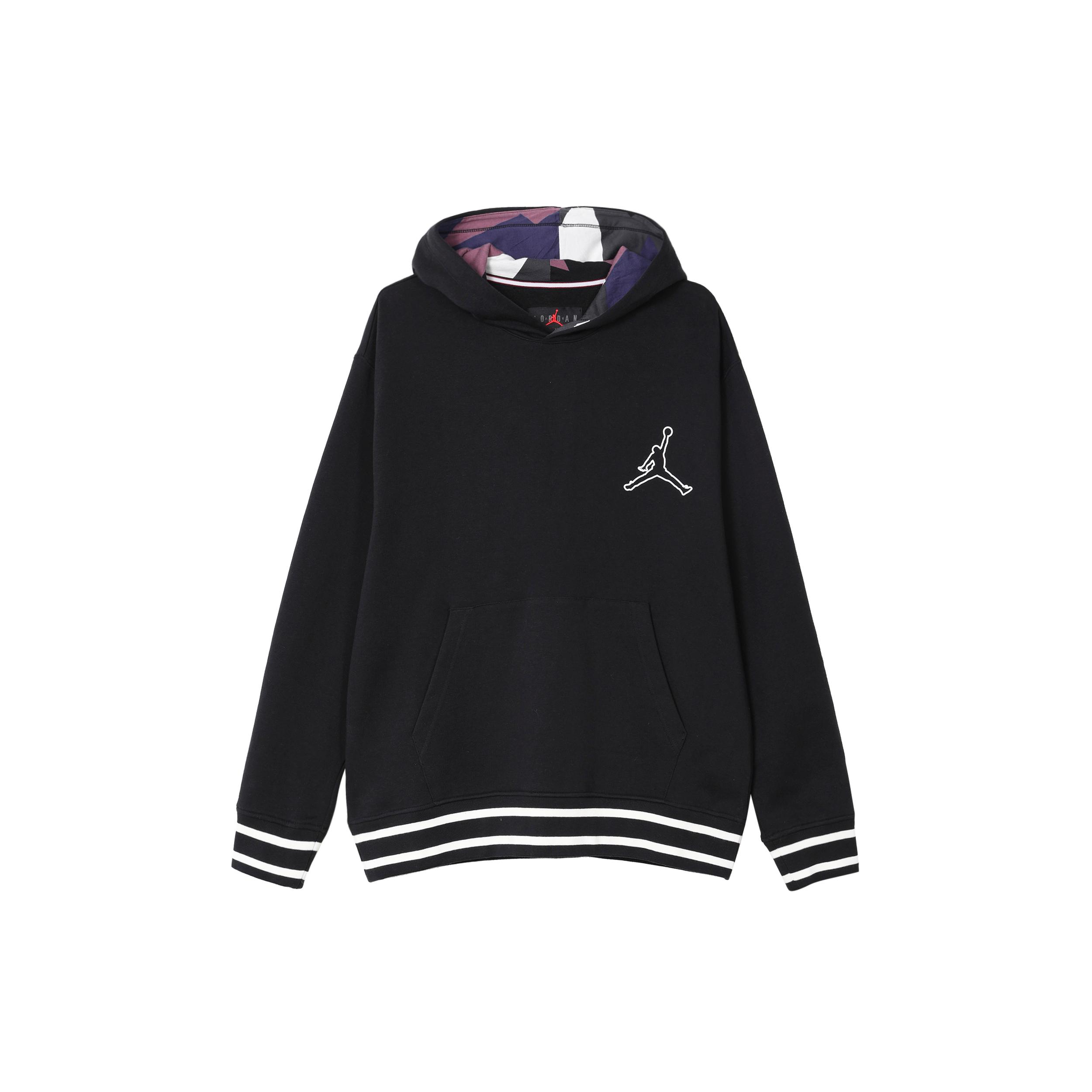 Jordan Flight MVP Sweatshirts Men s Black Hooded Moderate Regular FD7403-010 L