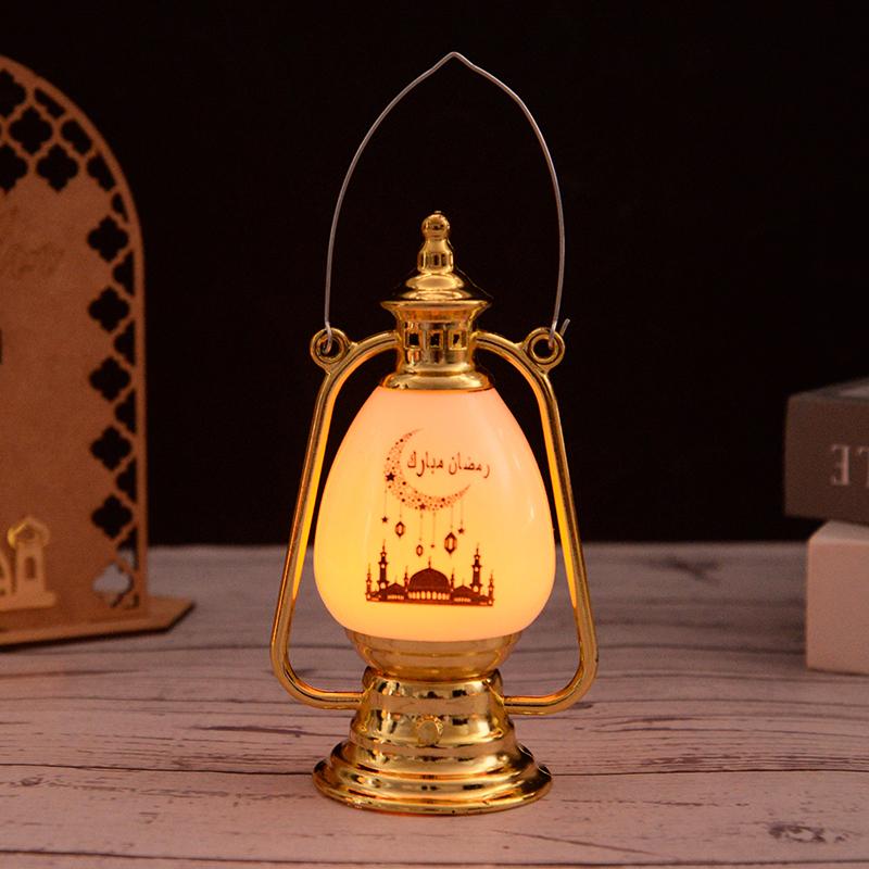 Retro Petroleum Sturmleuchte Eid Mubarak Sturmleuchte Eid al-Fitr Moschee Dekoration Islamisch Ramadan Kareem Festival Partyzubehör