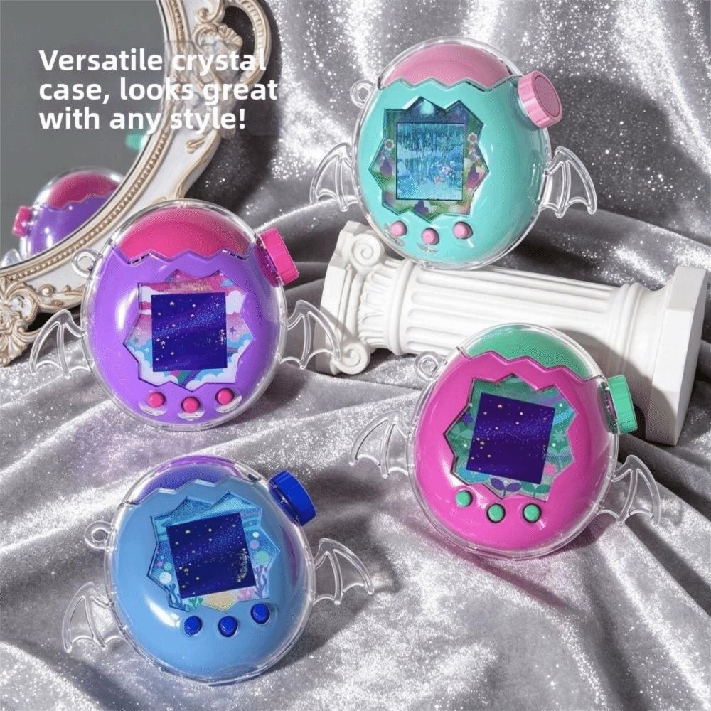 Clear Hard Cover Skin with Wings Replacement Shell for Tamagotchi Paradise Accessories