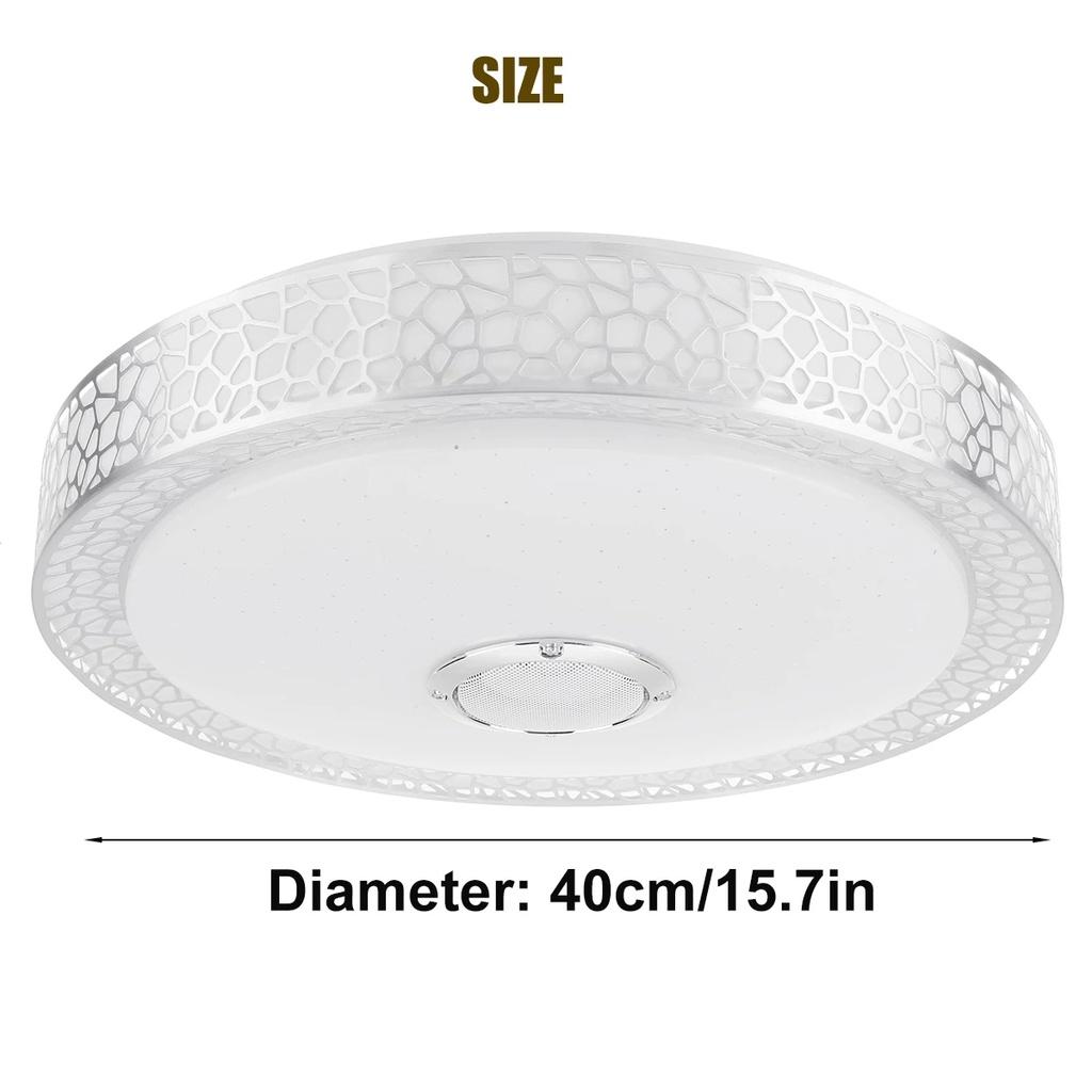 Modern RGB Dimmable LED Ceiling Light Remote APP Control Bluetooth Speaker Music Light 100-265V Bedroom Home Smart Ceiling Lamp 300W