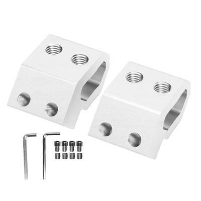 2Pcs Tool Box Universal Rail Mount Fit for Packout Locking Clamp Single Sided Mount Kit