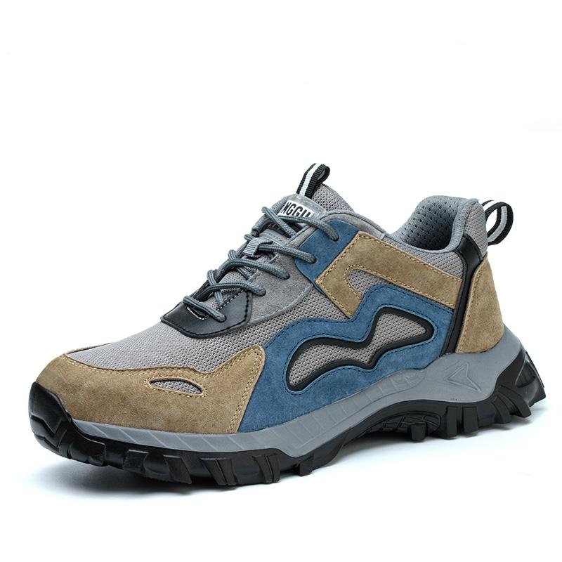 

Легкая защитная обувь, мужские рабочие кроссовки с защитой от ударов и проколов, неразрушимая рабочая обувь, защитные ботинки безопасности 38 коричневый