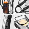 Student Backpack Transparent See Through Large Capacity Smooth Zipper PVC School Bag for School