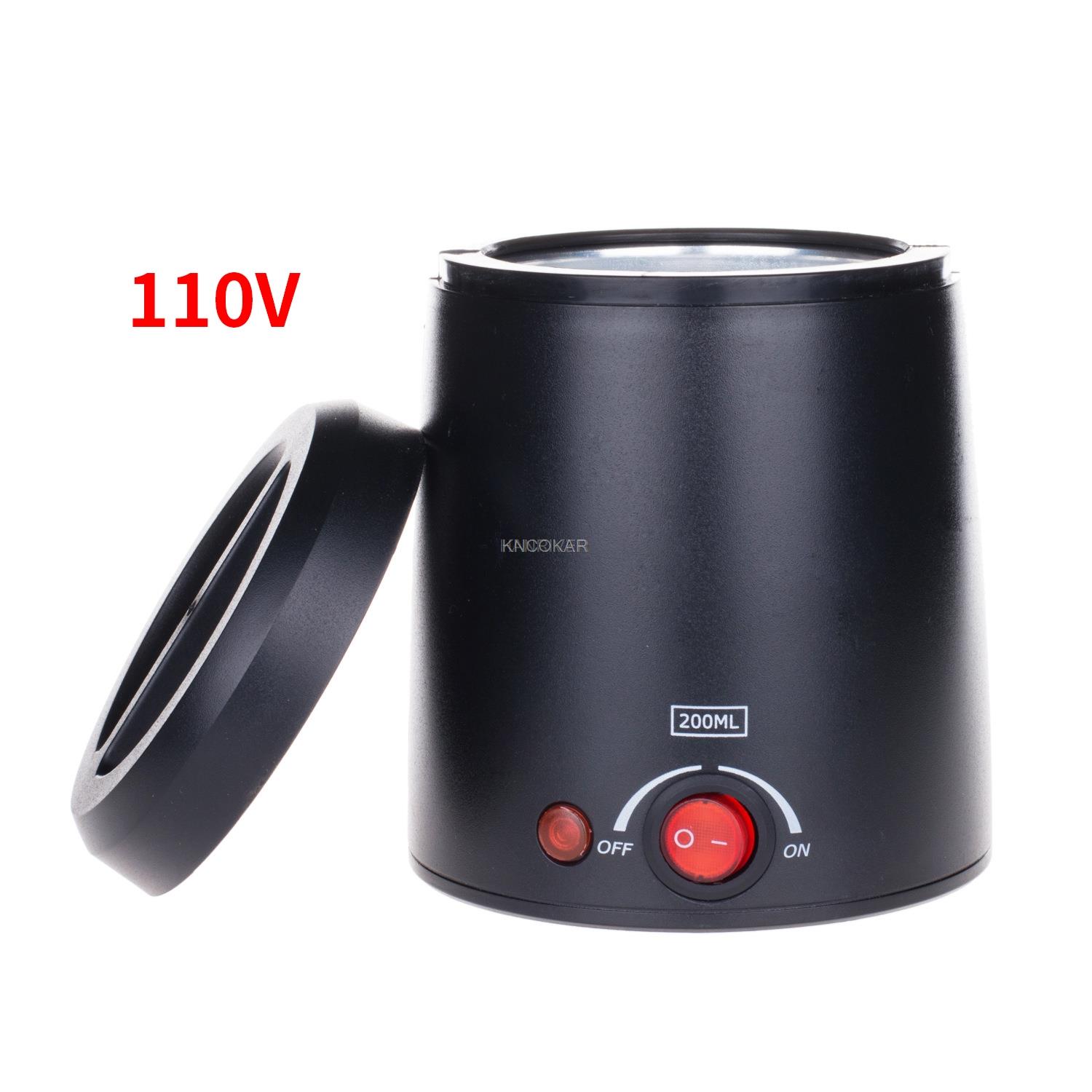 Набор машин для плавления воска, набор для депиляции, восковой горшок для удаления волос, расплавитель воска 200CC, набор для депиляции, восковая терапия, нагревательная машина