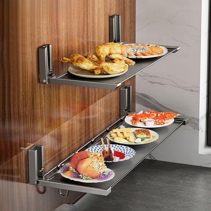 

Foldable Wall-Mounted Kitchen Prep and Dish Rack
