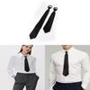 Childrens Polyester Arrow Style Tie With Zipper For Casual School Attire